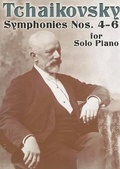 Cover: Symphonies Nos.4 - 6 For Solo Piano - Dover Publications Inc.