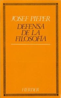 Abbildung von: Defensa de la filosofía - Herder Editorial