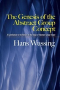 Cover: The Genesis of the Abstract Group Concept - Dover Publications Inc.