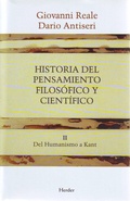 Cover: Historia del pensamiento filos&oacute;fico y cient&iacute;fico. Tomo II . Del Humanismo a Kant - Herder Editorial