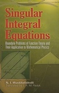 Cover: Singular Integral Equations - Dover Publications Inc.