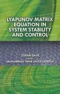 Cover: Lyapunov Matrix Equation in System Stability and Control - Dover Publications Inc.