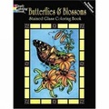 Cover: Butterflies and Blossoms Stained Glass Coloring Book - Dover Publications Inc.