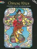 Cover: Chinese Kites Stained Glass Coloring Book - Dover Publications Inc.
