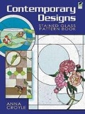Cover: Contemporary Designs Stained Glass Pattern Book - Dover Publications Inc.