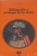 Cover: Bibliograf&iacute;a y sociolog&iacute;a de los textos - Ediciones Akal
