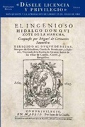 Cover: D&aacute;sele licencia y privilegio : don Quijote y la aprobaci&oacute;n de libros en el Siglo de Oro - Ediciones Akal