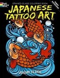 Cover: Japanese Tattoo Art Stained Glass Coloring Book - Dover Children's