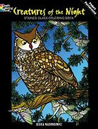 Enlarge image Cover: Creatures of the Night Stained Glass Coloring Book - Dover Children's
