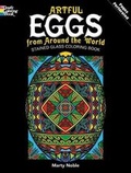 Cover: Artful Eggs from Around the World Stained Glass Coloring Book - Dover Publications Inc.