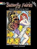 Cover: Butterfly Fairies Stained Glass Coloring Book - Dover Children's