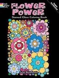 Enlarge image Cover: Flower Power Stained Glass Coloring Book - Dover Children's