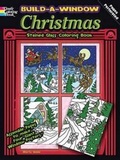 Cover: Build a Window Stained Glass Coloring Book Christmas - Dover Publications Inc.