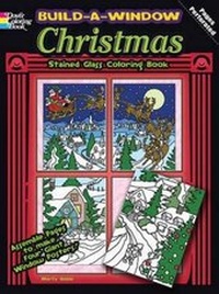 Enlarge image Cover: Build a Window Stained Glass Coloring Book Christmas - Dover Publications Inc.