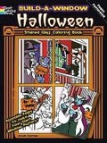 Cover: Build a Window Stained Glass Coloring Book Halloween - Dover Children's