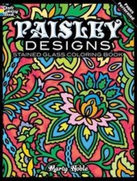 Enlarge image Cover: Paisley Designs Stained Glass Coloring Book - Dover Publications Inc.