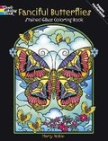 Cover: Fanciful Butterflies Stained Glass Coloring Book - Dover Children's