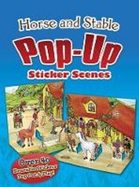 Enlarge image Cover: Horse and Stable Popup Sticker Scenes - Dover Children's