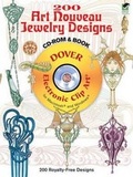 Cover: 200 Art Nouveau Jewelry Designs - Dover Publications Inc.