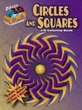 Cover: 3-D Coloring Book - Circles and Squares - Dover Children's