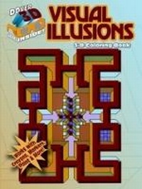 Enlarge image Cover: 3-D Coloring Book - Visual Illusions - Dover Children's