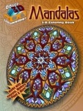 Cover: 3-D Coloring Book - Mandalas - Dover Publications Inc.