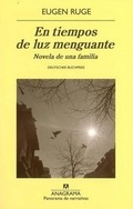 Cover: En Tiempos de Luz Menguante - Editorial Anagrama