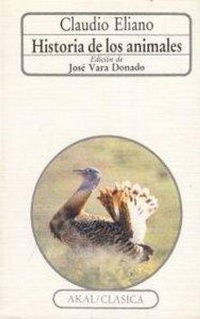 Abbildung von: Historia de Los Animales - Eliano - Akal Ediciones