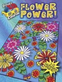 Enlarge image Cover: 3-D Coloring Book - Flower Power! - Dover Children's