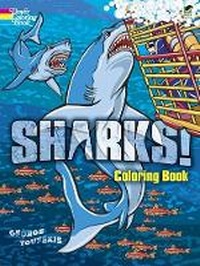Enlarge image Cover: Sharks! Coloring Book - Dover Children's