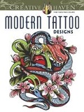 Cover: Creative Haven Modern Tattoo Designs Coloring Book - Dover Publications Inc.