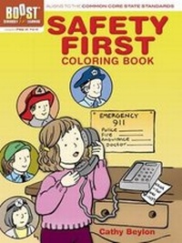 Enlarge image Cover: BOOST Safety First Coloring Book - Dover Publications Inc.