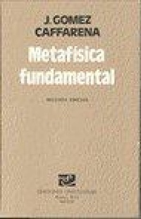 Abbildung von: Metafísica fundamental - Ediciones Cristiandad S.A.
