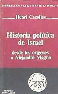 Abbildung von: Historia política de Israel desde los orígenes... Alejandro Magno - Ediciones Cristiandad S.A.