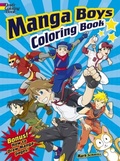 Cover: Manga Boys Coloring Book - Dover Publications Inc.
