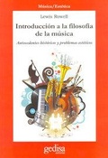 Cover: Introduccion a la Filosofia de La Musica - Gedisa Editorial