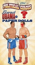 Cover: 2012 Political Circus Paper Dolls Barack Obama vs. Mitt Romney - Dover Publications Inc.