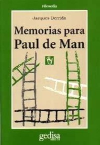 Abbildung von: Memorias Para Paul de Man - Gedisa Editorial