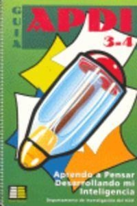 Abbildung von: APDI 3/4, aprendo a pensar desarrollando mi inteligencia. Guía - Instituto Calasanz de Ciencias de la Educación