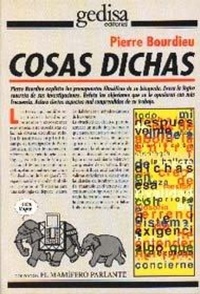 Abbildung von: Cosas Dichas - Gedisa Editorial