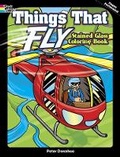 Cover: Things That Fly Stained Glass Coloring Book - Dover Children's