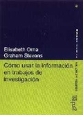 Cover: Como Usar La Informacion En Trabajos de Investigac - Gedisa Editorial