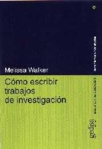 Abbildung von: Cómo escribir trabajos de investigación - Gedisa