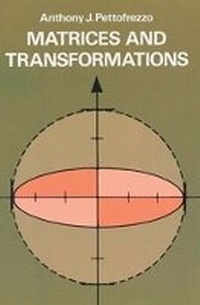 Abbildung von: Matrices and Transformations - Dover Publications Inc.