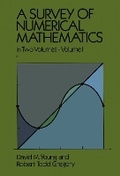 Cover: A Survey of Numerical Mathematics - Dover Publications Inc.