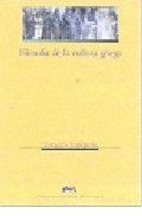 Abbildung von: Filosofía de la cultura griega - Prensas de la Universidad de Zaragoza