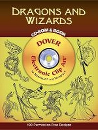 Abbildung von: Dragons and Wizards - CD-ROM and Book - Dover Publications Inc.