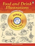 Cover: Food and Drink Illustrations - Dover Publications Inc.