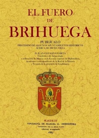 Abbildung von: El fuero de Brihuega - Editorial Maxtor
