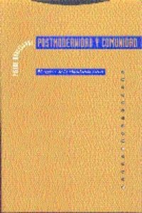 Abbildung von: Posmodernidad y Comunidad - Trotta